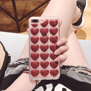 NEW iPhone Max/XR/X/XS/7/8/Plus 3D heart case